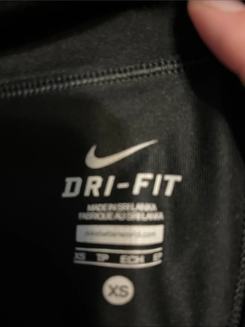 Nike Dri-Fit Black Skort with White Trim